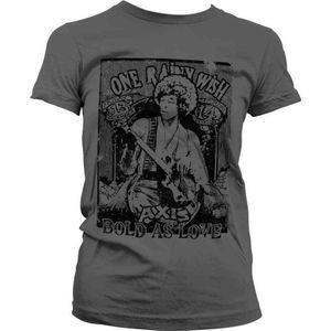 Jimi Hendrix Dames Tshirt -M- Bold As Love Grijs