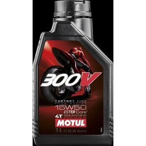 Motul 300V 15W50 4T FL 1L Premium Motorolie Wegmotor Scooter Crossmotor Enduro