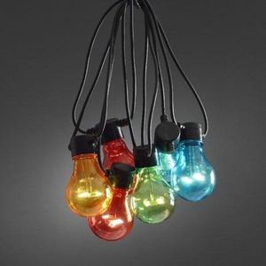 Lampion-Lampionnen LED lichtslinger Verlengset multicolor - 10 meter - koppelbaar