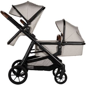 Qute Q-Twin Duowagen - Jeans Clay