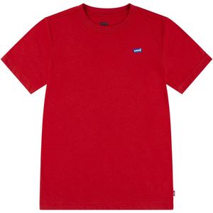 Levi´s ® Kids Batwing Chest Hit T-shirt Met Korte Mouwen Rood 10 Years