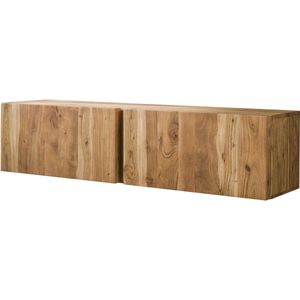 Tv-meubel Naturel Acaciahout - Zwevend - 150x40x37cm - Block