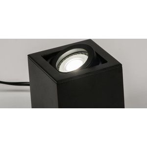 Lumidora Tafellamp 72395 - HOPE - GU10 - Zwart - Metaal