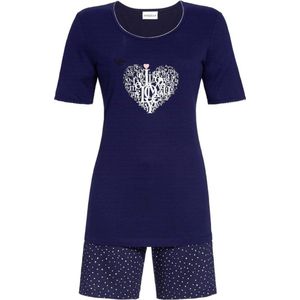 Ringella – Heart Print – Pyjama – 2211310 – Night Blue - 40