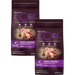 Wellness Core Grain Free Puppy Kalkoen - Hondenvoer - 2 x 1.5 kg