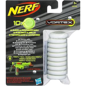 NERF Vortex Refill Glow In The Dark - 10 Schijfjes