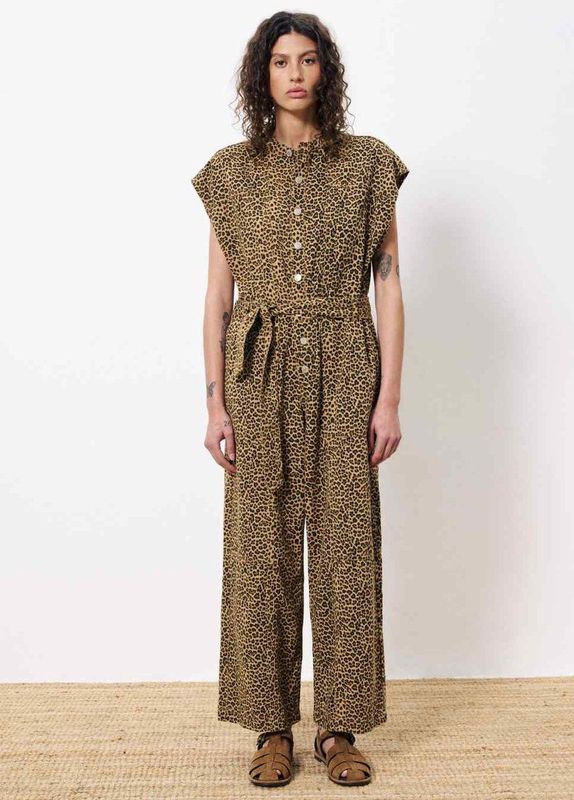 FRNH Scheila jumpsuit luipaard print