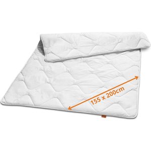 sleepling ultra licht zomerdekbed 155 x 200 cm, licht zomerdekbed, dun zomerdekbed van 100% microvezel, Ökotex 100, wasbaar op 60 graden