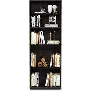 boekenplank, kunstzinnige moderne boekenkast, boekenrek, opbergrek planken boekenhouder organizer voor boeken ,24.1D x 62.9W x 180.8H centimetres