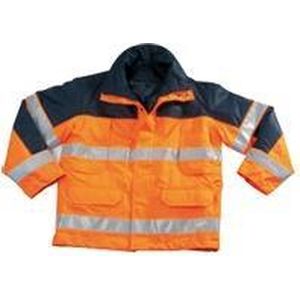 MASCOT veiligheidsjas Savana, EN 471, oranje/marine, 100 % polyester, maat 3XL