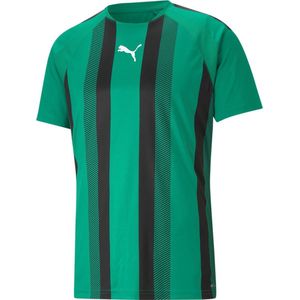 Puma Teamliga Shirt Korte Mouw Kinderen - Groen / Zwart | Maat: 152