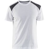 Blaklader T-shirt bi-colour 3379-1042 - Wit/Donkergrijs - M