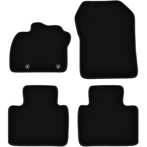 BASIC zwarte velours matten voor: Renault Zoe hatchback (2013-)