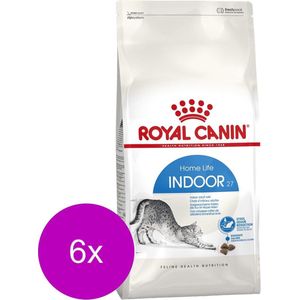 Royal Canin Fhn Indoor 27 - Kattenvoer - 6 x 2 kg