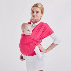 Ergonomische draagdoek zacht roze - ""Baby mother loves you"" - Biologisch katoen - zachte en rekbare stof - meerdere kleuren verkrijgbaar!