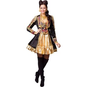 Jaren 20 Danseressen Kostuum | Overdadige Showgirl Jas Theater Vrouw | Maat 36 | Carnaval kostuum | Verkleedkleding