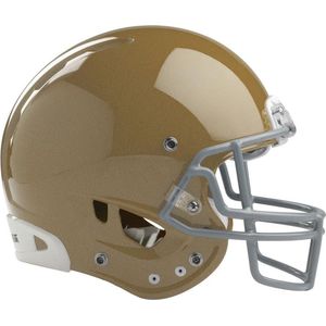 Rawlings IMPULSE American Football Helm - Maat S - Notre Dame Goud - Zonder Masker
