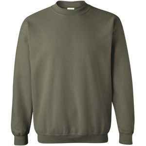 Gildan Zware Blend Unisex Adult Crewneck Sweatshirt voor volwassenen (Militair Groen)