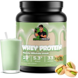 Supplefriend - Whey Protein - Proteine Poeder - Eiwitshake Pistache - Eiwitpoeder - 33 shakes (1000g)