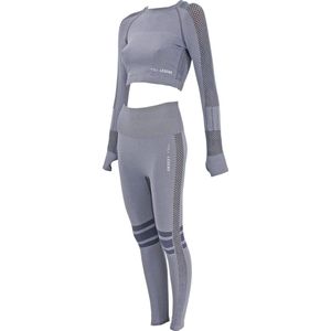 Legend Sportlegging grijs legend pro Maat: M