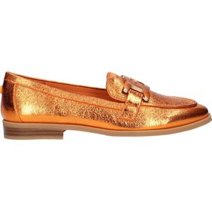 La Strada Loafer oranje metallic dames - maat 39