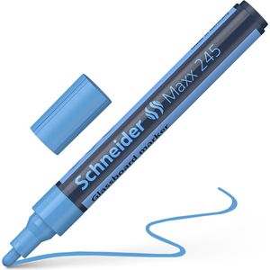 Schneider glasbordmarker - Maxx 245 - blauw - glasboard marker - glasbord marker - glasbord stiften - S-124503