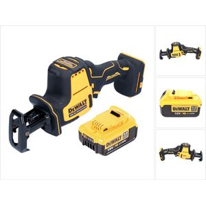DeWalt DCS 369 N accu reciprozaag Reciprozaag 18 V borstelloos + 1x accu 4.0 Ah - zonder oplader