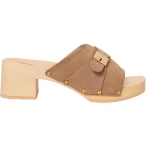 Scholl Pescura Sarah Muiltjes - Dames - Taupe - Maat 41