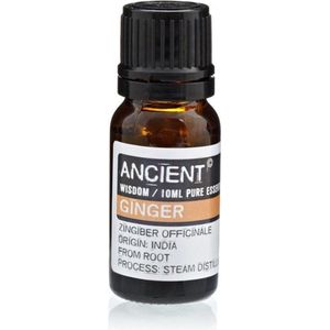 Etherische olie Gember - Essentiële olie - 10ml - 100% natuurlijk - Diffuser Olie