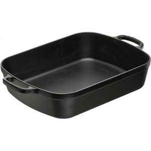 Le Creuset Gietijzeren Braadslede 40 x 30 cm Mat Zwart