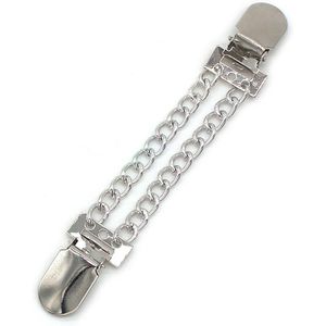 Plux Fashion Broche Clean Vestclip - Zilver - 15cm - Vestsluiting - Heren - Dames - Zilveren vestsluiting - Clean vestsluiting - Fancy Vestsluiting - Sieraden - Luxe Style - Duurzame Kwaliteit - vestspeld - vestklem - Valentijn