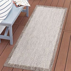 Tapijtenloods Sun In- & Outdoor Vloerkleed Laagpolig Beige- 60x110 CM