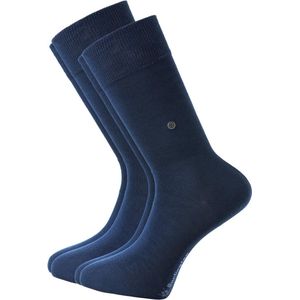 Burlington Everyday 2-Pack one-size katoen multipack sokken dames blauw - Matt 36-41