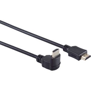 HDMI kabel - 90° haaks naar beneden - versie 1.4 (4K 30Hz) - 0,50 meter