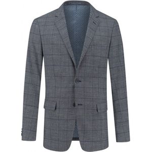 Gents - Colbert blokruit grijs-blauw - Maat 102