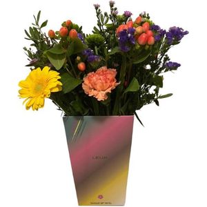 Vaas Borniohs - Unieke Waterdichte Kartonnen Bloemen Vaas- Vaas Leuk- Decoratieve interieur bloemenvaas -