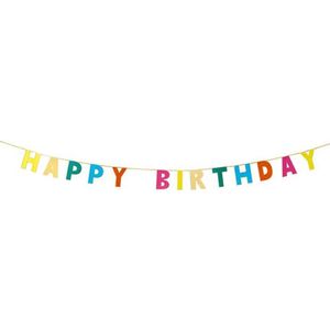 ‘Happy Birthday’ Multicolor - 3 Meter