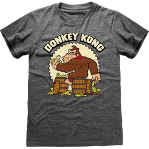 Nintendo Donkey Kong - Unisex T-Shirt Donker Grijs