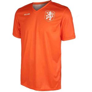 Nederlands Elftal Shirt Thuis Blanco Super Kwaliteit-S