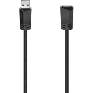 Hama USB-kabel USB 2.0 USB-A bus, USB-A stekker 5.00 m Zwart 00200621