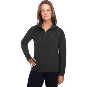 NOMAD® Lichtgewicht Fleece Vest Dames | S | Zwart | Stretch Fleece Trui Halve Rits | Droog & Warm