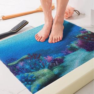 Antislip Badmatten voor Buitenbad - Loofah Badmat met Sneldrogende Eigenschappen
