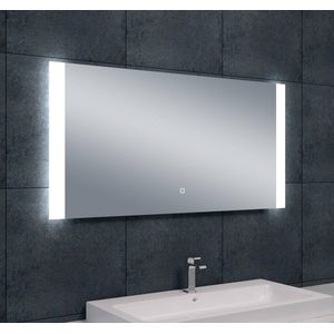 Saqu Brillante Spiegel met LED 120x60 cm