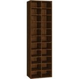 vidaXL-Schoenenkast-54x34x183-cm-bewerkt-hout-bruin-eikenkleur