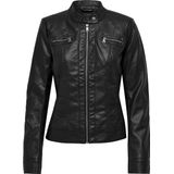 ONLY ONLBANDIT FAUX LEATHER BIKER OTW NOOS Dames Jas - Maat 34