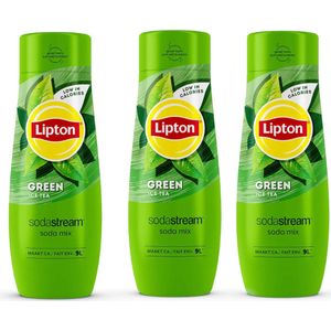 SodaStream Lipton Green Ice Tea Siroop 440ml - 3 Stuks