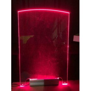 Bortly Tafellamp Writeglow - LED reclamebord menubord USW101 red