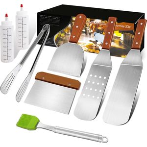 Grillset - Luxe BBQ Gereedschap Accessoires-set – duurzaam – RVS