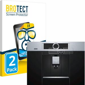 BROTECT - Screenprotector voor Bosch Serie 8 CTL636ES6 - Folie Beschermfolie transparant (2 Stuks)