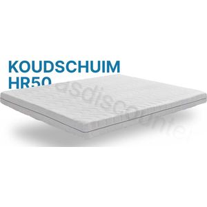 Matrasdiscounter Topper - HR50 Koudschuim - Topdekmatras - Ergonomisch - 180x200cm ca 10cm dik matras